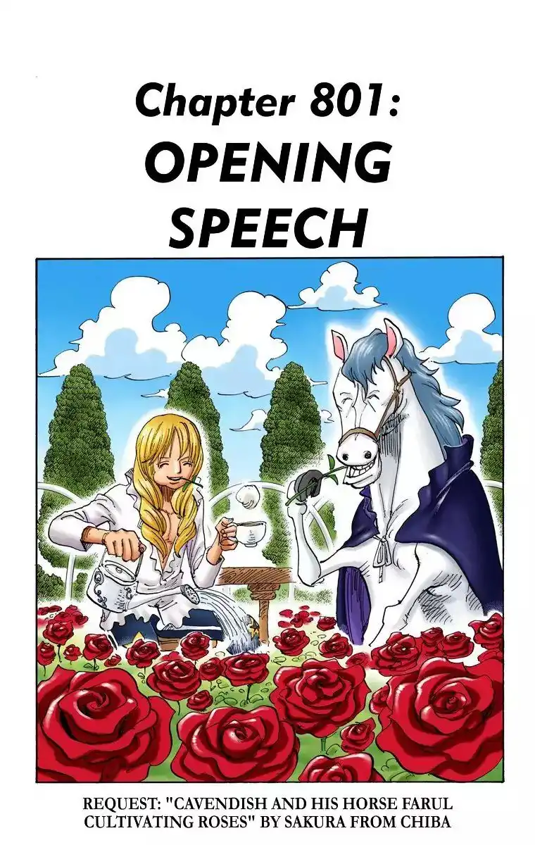 One Piece - Digital Colored Comics Chapter 801 1